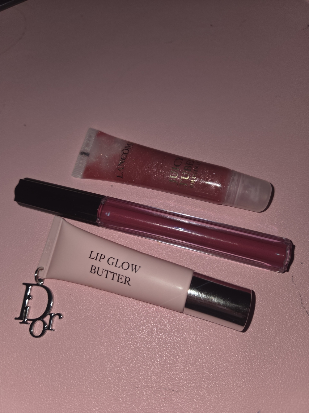 Lot of 3 Lip Glosses - Dior, Lancome and Kat Von D